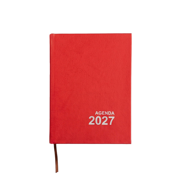 AGENDA 2027 GIORNALIERA A5 colore rosso