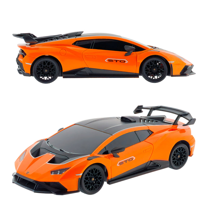 AUTO RADIOCOMANDATA LAMBORGHINI HURACAN STO 1:18 CON LUCI