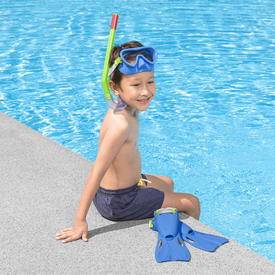 BW25039 SET SNORKELING CON PINNE CRUSADER ESSENTIAL 3-6 ANNI