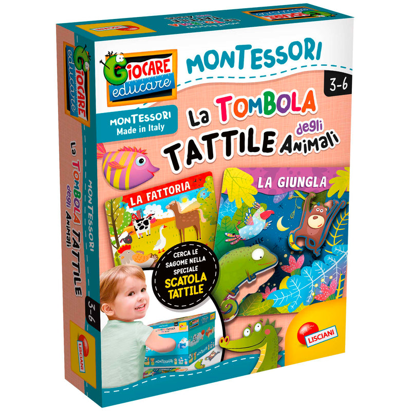 MONTESSORI PLUS TOMBOLA TATTILE ANIMALI