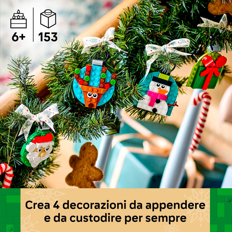 LEGO 40744 SELEZIONE DI DECORAZIONI NATALIZIE
