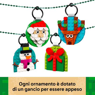LEGO 40744 SELEZIONE DI DECORAZIONI NATALIZIE