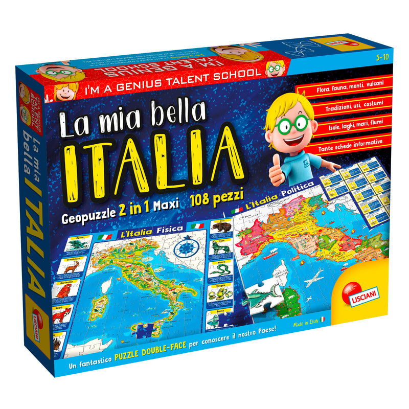 GEOPUZZLE LA MIA BELLA ITALIA