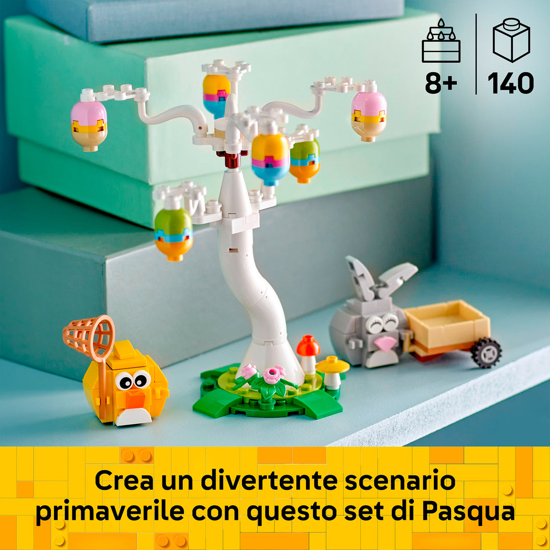 LEGO 40808 CONIGLIETTO PASQUALE E CACCIA ALLE UOVA