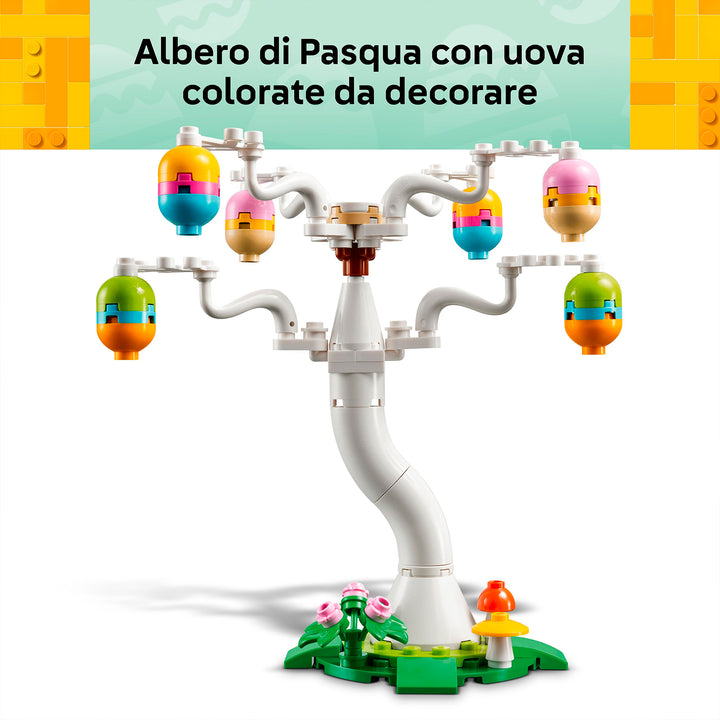 LEGO 40808 CONIGLIETTO PASQUALE E CACCIA ALLE UOVA