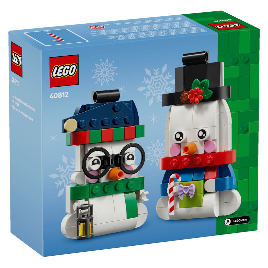 LEGO 40812 PUPAZZI DI NEVE ORNAMENTALI