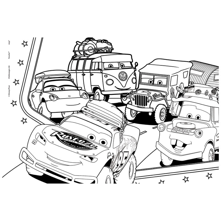 PUZZLE DOUBLE-FACE MAXI FLOOR 24 PEZZI - CARS