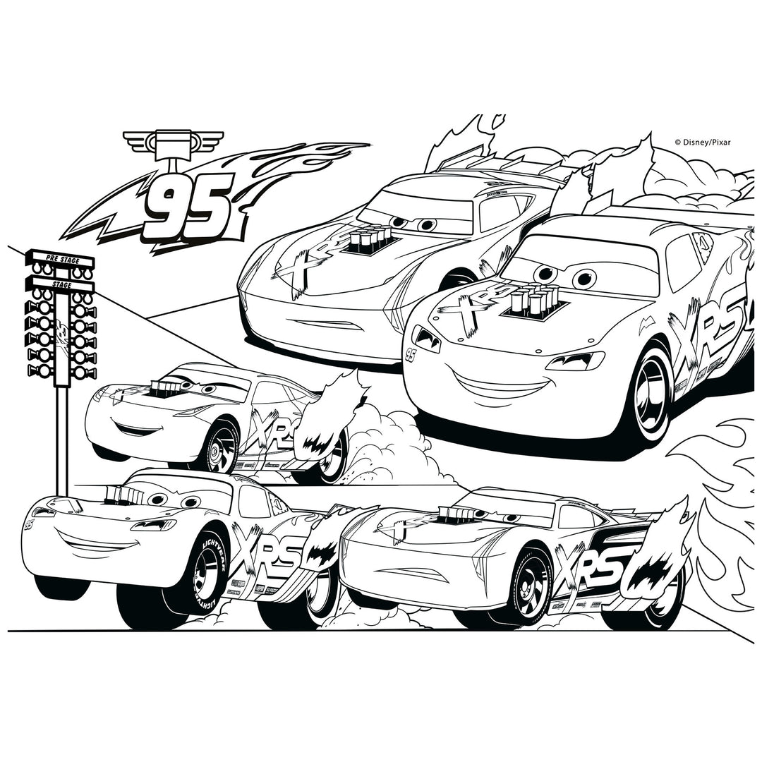 PUZZLE DOUBLE-FACE MAXI FLOOR 150 PEZZI - CARS