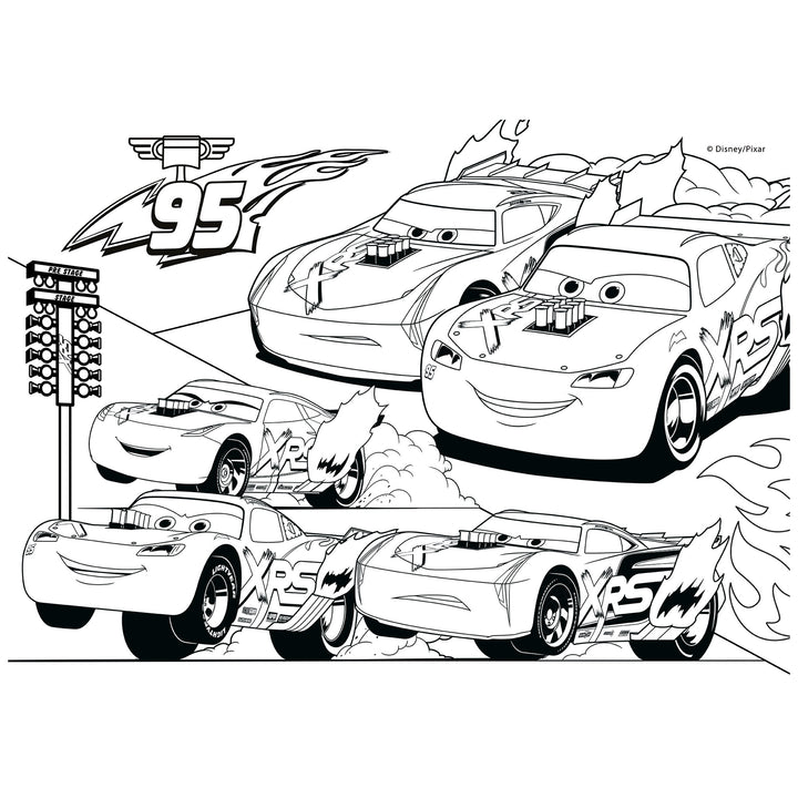PUZZLE DOUBLE-FACE MAXI FLOOR 150 PEZZI - CARS