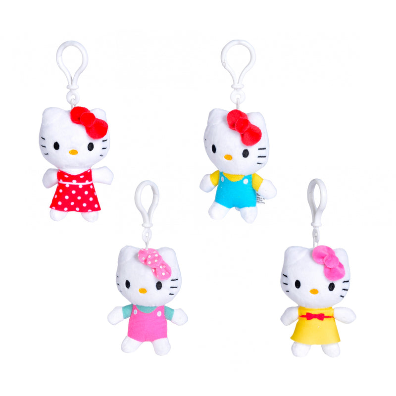 PELUCHE HELLO KITTY 10CM CON MOSCHETTONE PORTACHIAVI