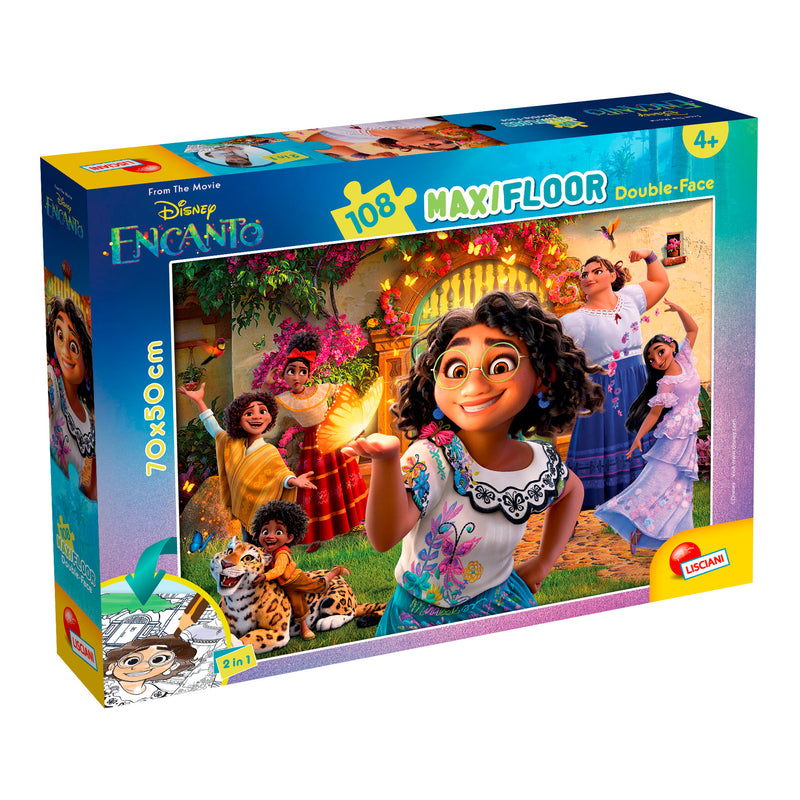 PUZZLE DOUBLE-FACE MAXI FLOOR 108 PEZZI - ENCANTO