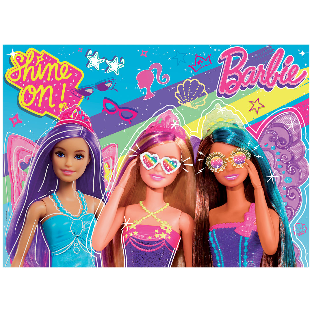 PUZZLE DOUBLE-FACE MAXI FLOOR 60 PEZZI - BARBIE