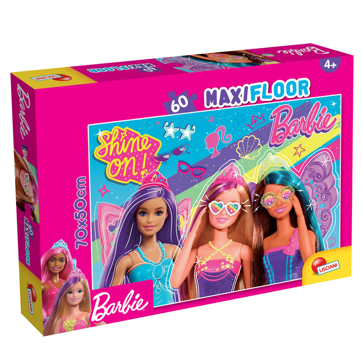PUZZLE DOUBLE-FACE MAXI FLOOR 60 PEZZI - BARBIE