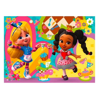 PUZZLE DOUBLE-FACE MAXI FLOOR 24 PEZZI - ALICE'S IN WONDERLAND BAKERY