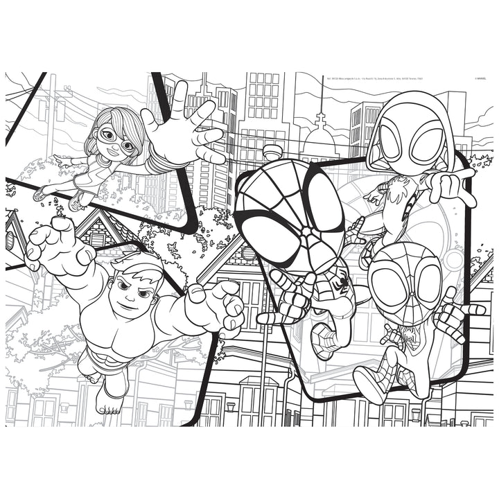 PUZZLE DOUBLE-FACE MAXI FLOOR 24 PEZZI - SPIDEY