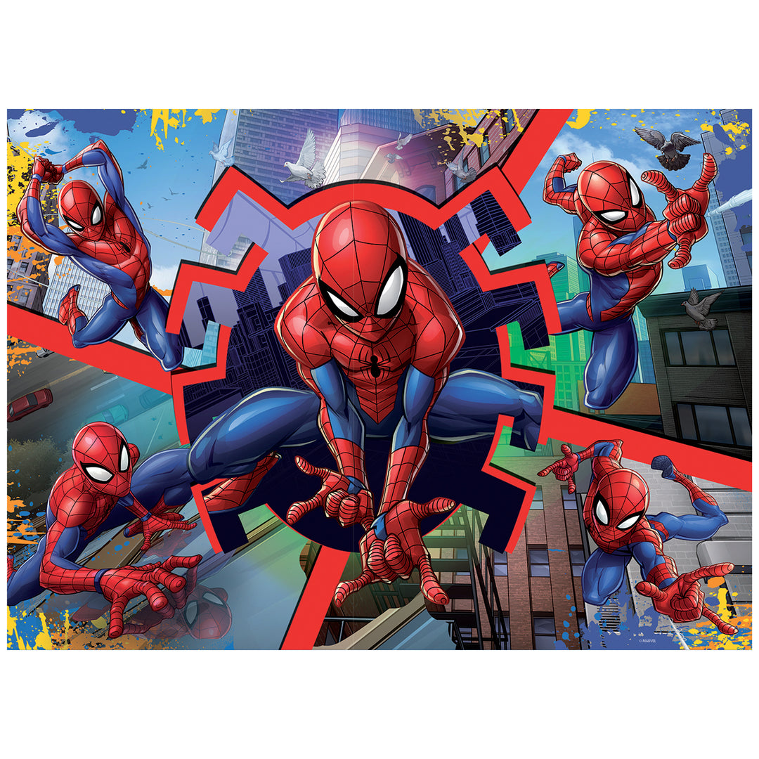 PUZZLE DOUBLE-FACE MAXI FLOOR 24 PEZZI - SPIDERMAN