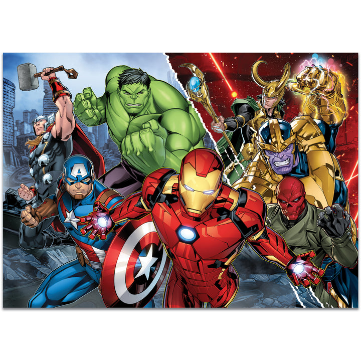 PUZZLE DOUBLE-FACE MAXI FLOOR 108 PEZZI - AVENGERS