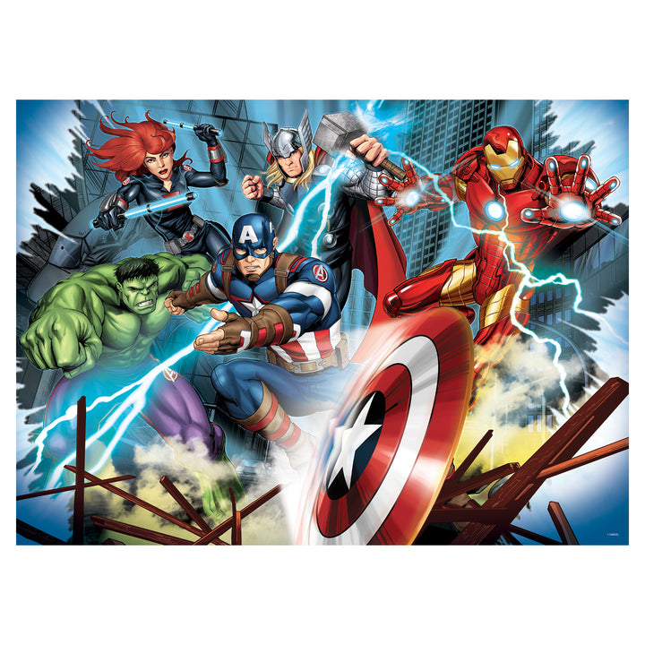 PUZZLE DOUBLE-FACE MAXI FLOOR 150 PEZZI - AVENGERS