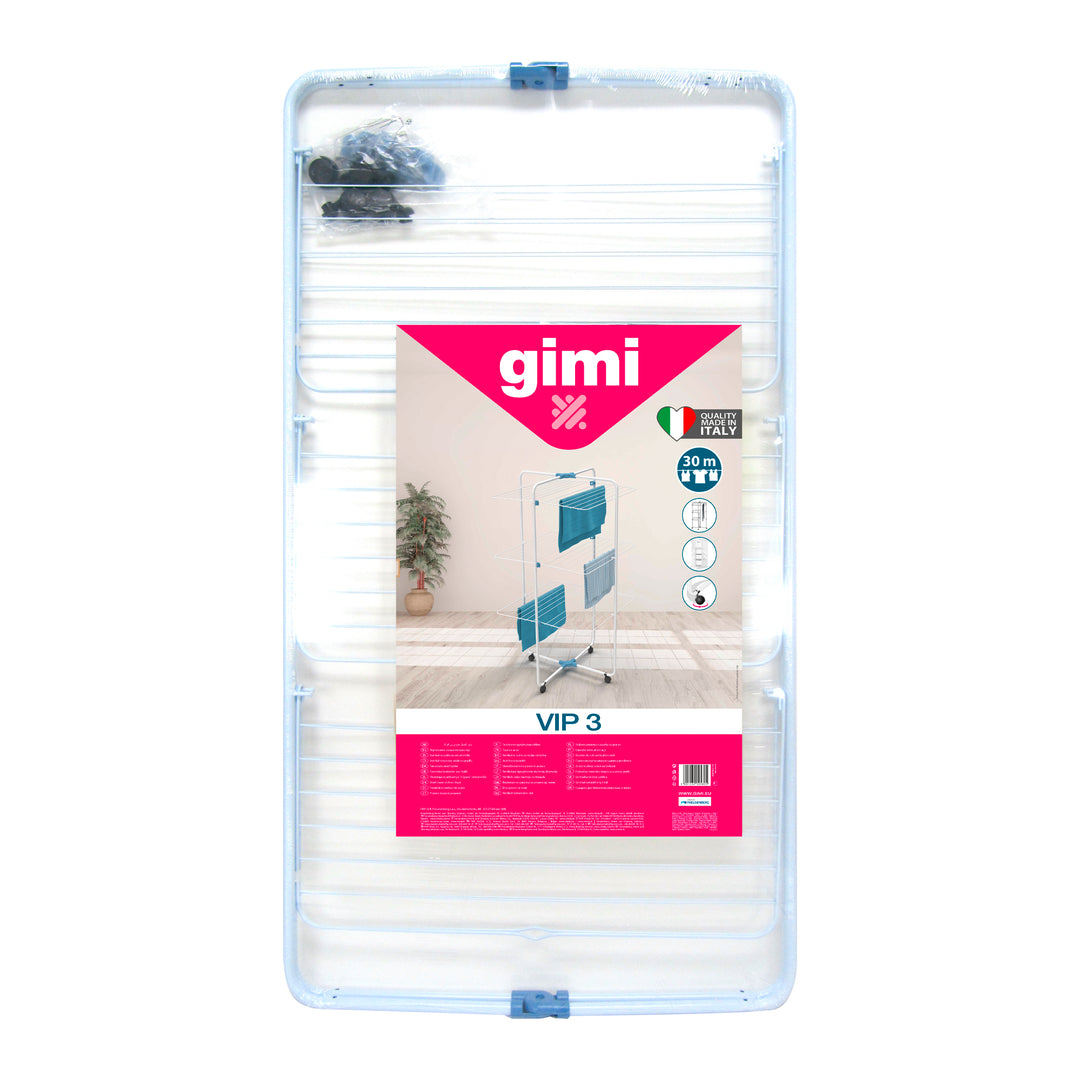 GIMI VIP 3 STENDIBIANCHERIA A TORRE IN ACCIAIO 30M