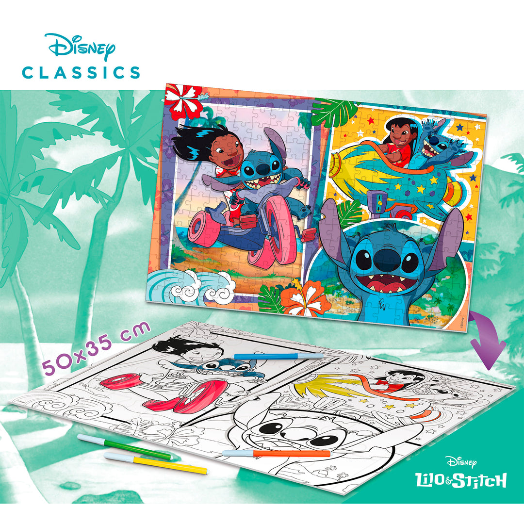 PUZZLE DF PLUS 250 PEZZI - LILO &amp; STITCH