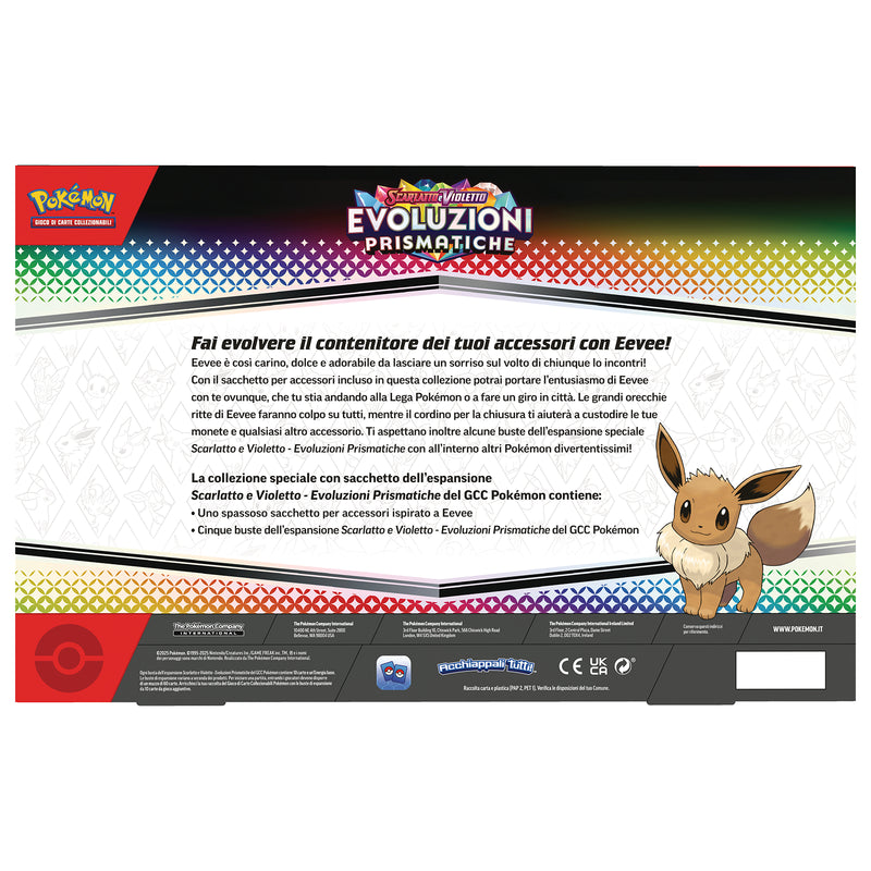 PK10104 POKEMON SV8.5 EVOLUZIONI PRISMATICHE - COLLEZIONE SPECIALE CON SACCHETTO