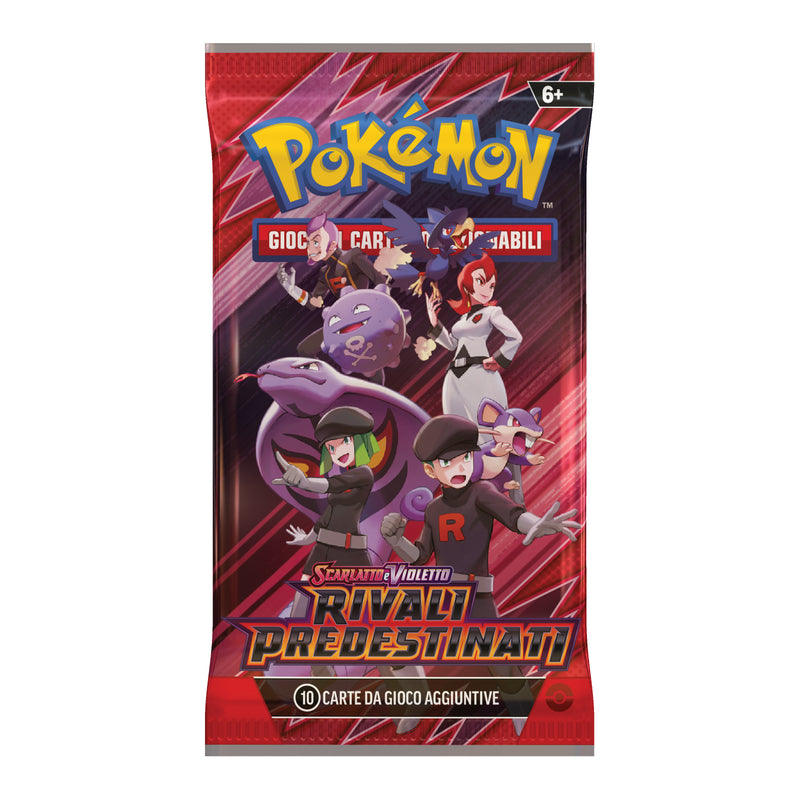 PK10559 POKEMON SV10 RIVALI PREDESTINATI - BUSTA 10 CARTE
