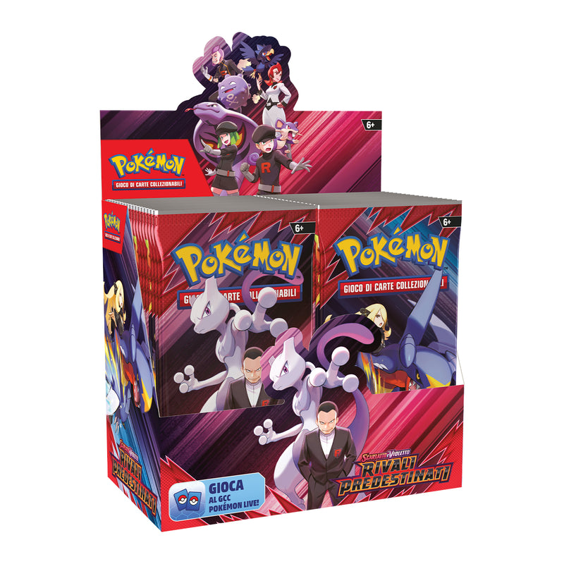 PK10559 POKEMON SV10 RIVALI PREDESTINATI - BUSTA 10 CARTE