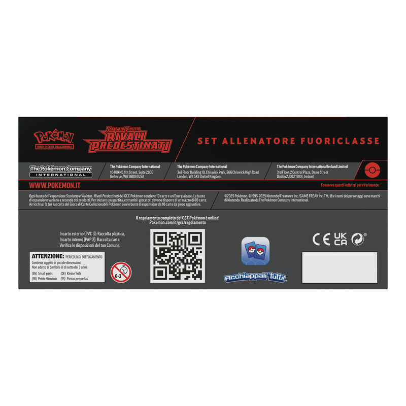 PK10570 POKEMON SV10 RIVALI PREDESTINATI - SET ALLENATORE FUORICLASSE