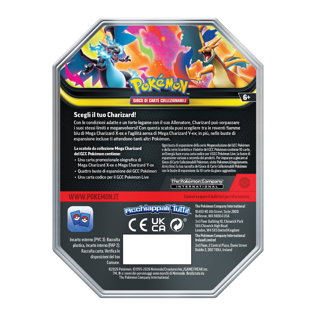 PK10300 POKEMON TIN DA COLLEZIONE - MEGA CHARIZARD