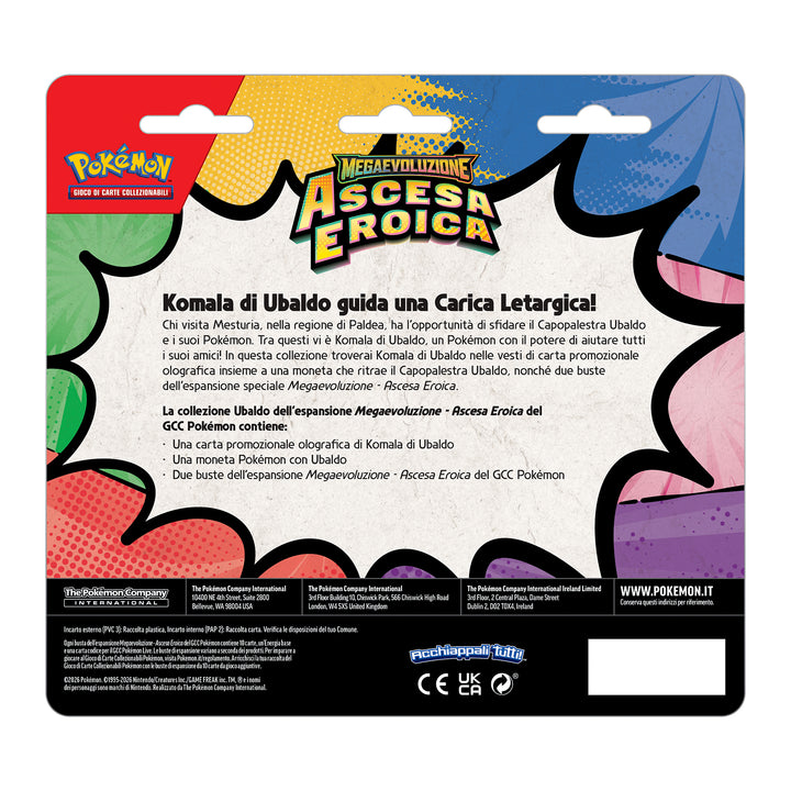 PK10312 POKEMON MEGAEVOLUZIONE ASCESA EROICA - COLLEZIONE ERIKA E UBALDO