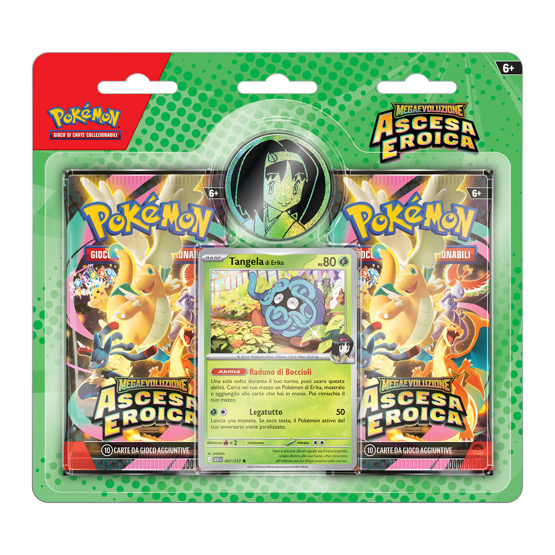 PK10312 POKEMON MEGAEVOLUZIONE ASCESA EROICA - COLLEZIONE ERIKA E UBALDO