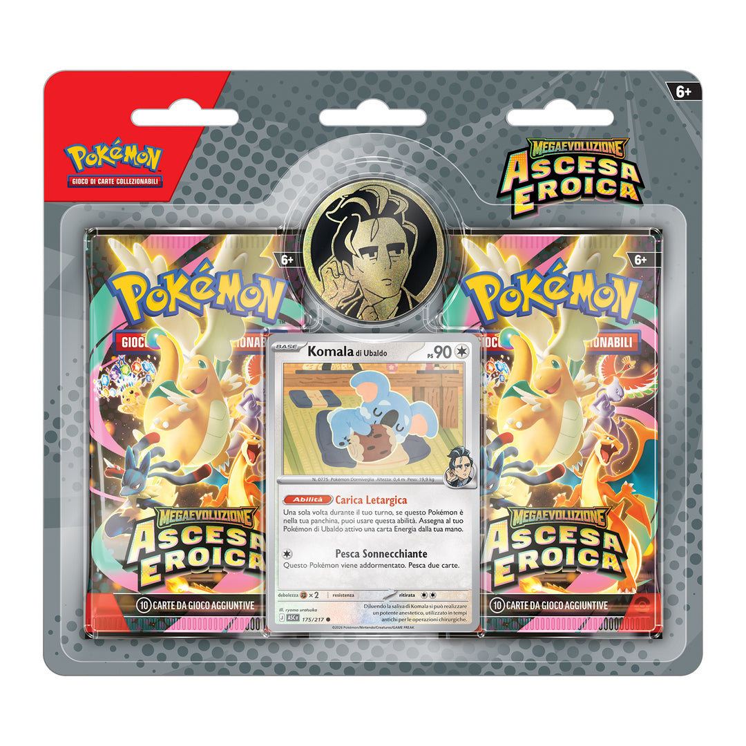 PK10312 POKEMON MEGAEVOLUZIONE ASCESA EROICA - COLLEZIONE ERIKA E UBALDO