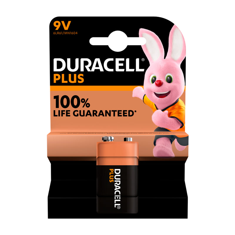 DURACELL PLUS BATTERIA 9V 1PZ