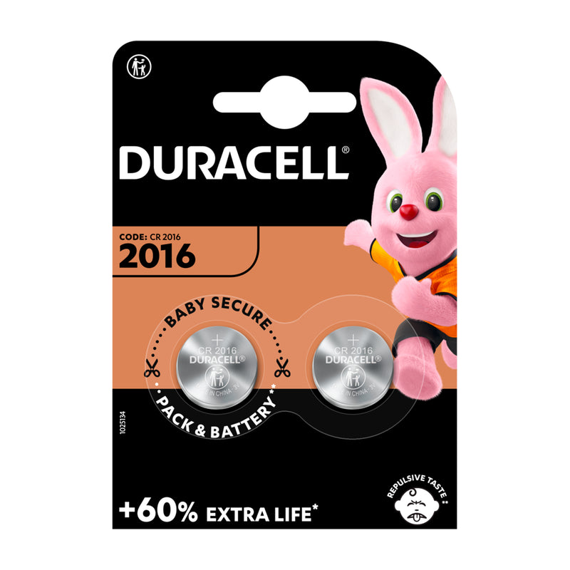 DURACELL BATTERIA CR2016 2PZ