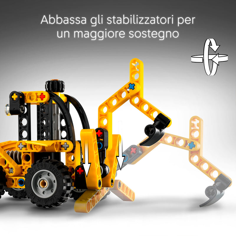 LEGO 42197 TECHNIC SCAVATRICE A CUCCHIAIA ROVESCIA