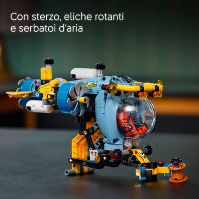 LEGO 42201 TECHNIC SOTTOMARINO PER ESPLORAZIONI ABISSALI