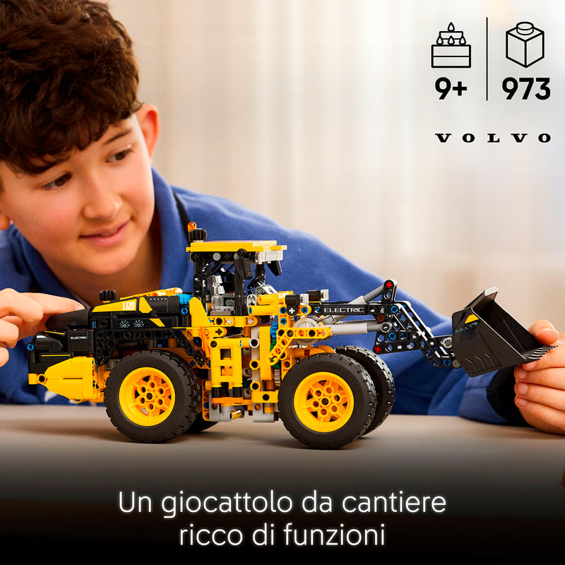 LEGO 42209 PALA GOMMATA VOLVO L120 ELECTRIC