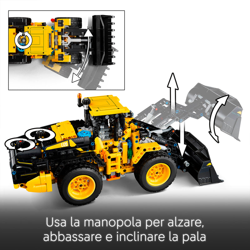 LEGO 42209 PALA GOMMATA VOLVO L120 ELECTRIC