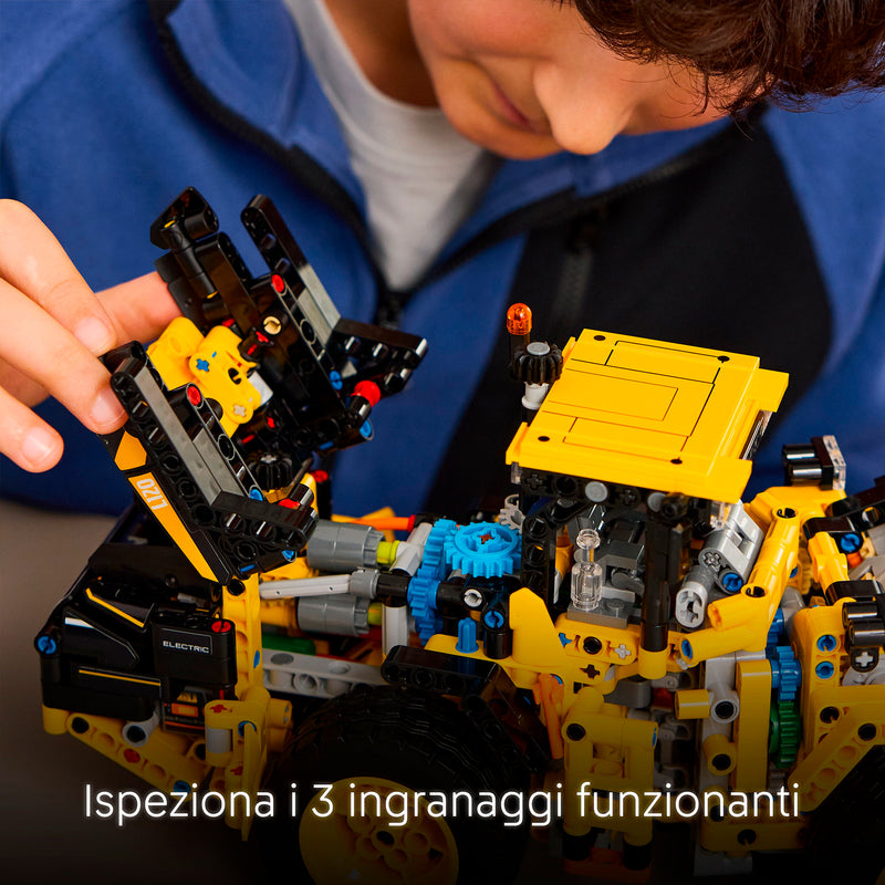 LEGO 42209 PALA GOMMATA VOLVO L120 ELECTRIC