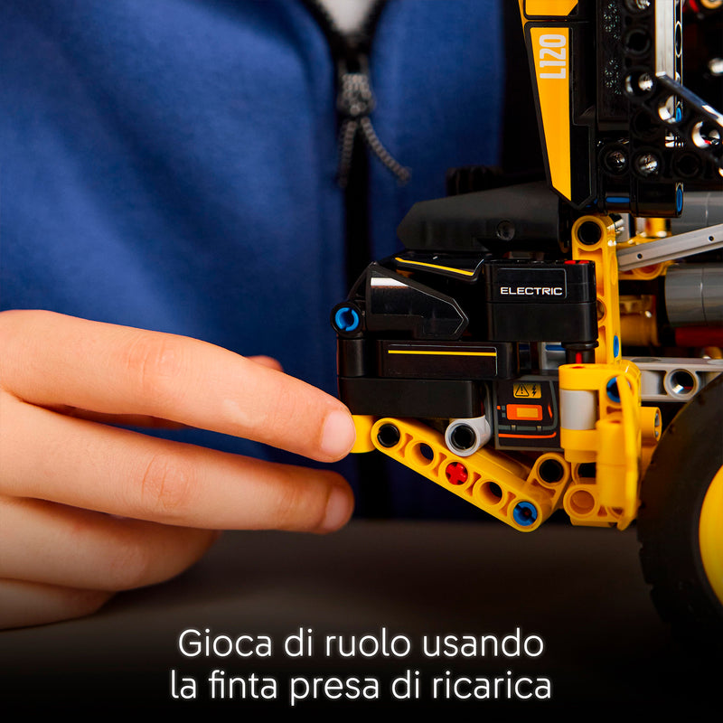 LEGO 42209 PALA GOMMATA VOLVO L120 ELECTRIC