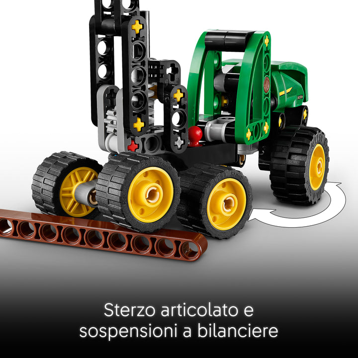LEGO 42218 MIETITREBBIA GOMMATO JOHN DEERE 1470H
