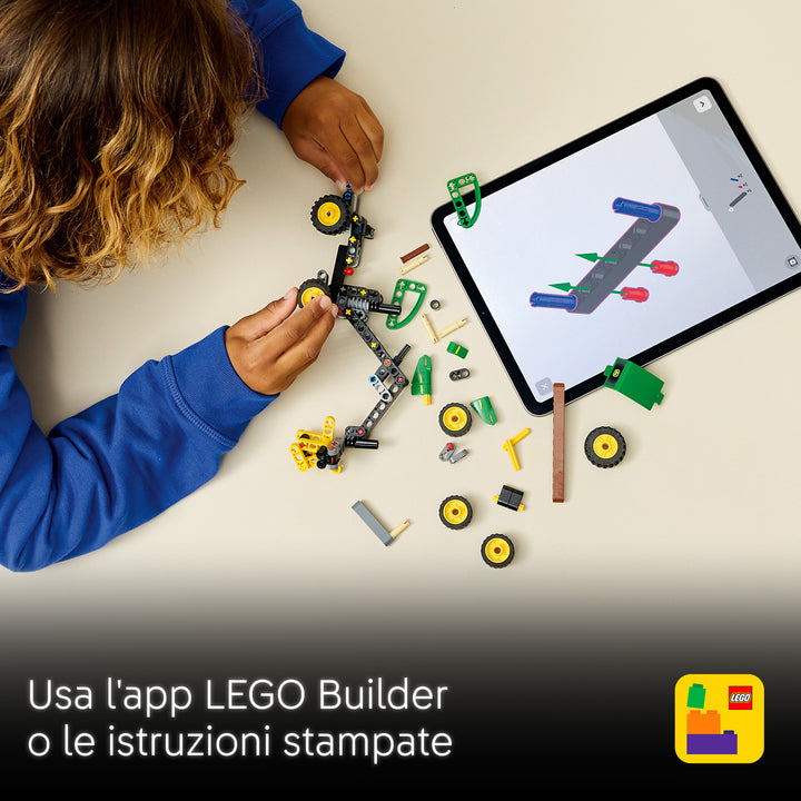 LEGO 42218 MIETITREBBIA GOMMATO JOHN DEERE 1470H