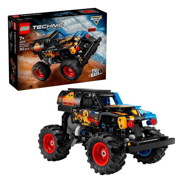 LEGO 42219 MONSTER JAM GRAVE DIGGER FUOCO E GHIACCIO