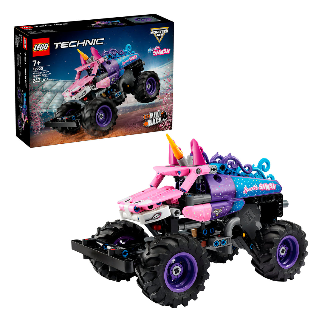 LEGO 42220 MONSTER JAM SPARKLE SMASH A RETROCARICA