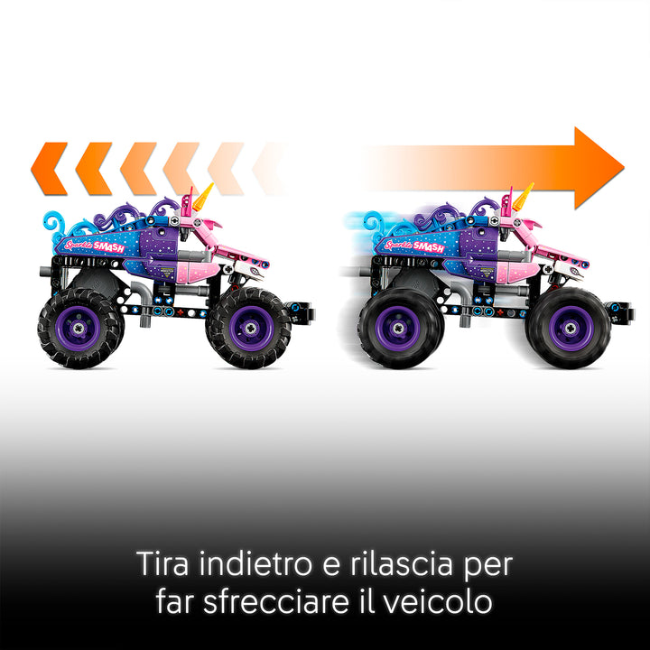 LEGO 42220 MONSTER JAM SPARKLE SMASH A RETROCARICA