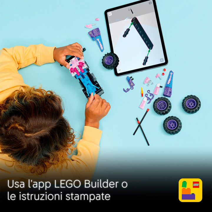 LEGO 42220 MONSTER JAM SPARKLE SMASH A RETROCARICA