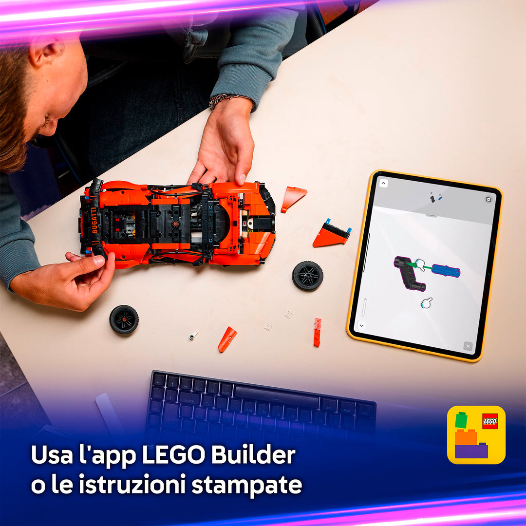 LEGO 42222 HYPER CAR CHIRON PUR SPORT