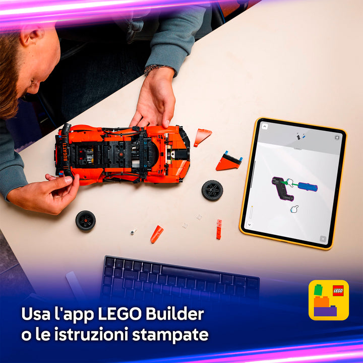 LEGO 42222 HYPER CAR CHIRON PUR SPORT