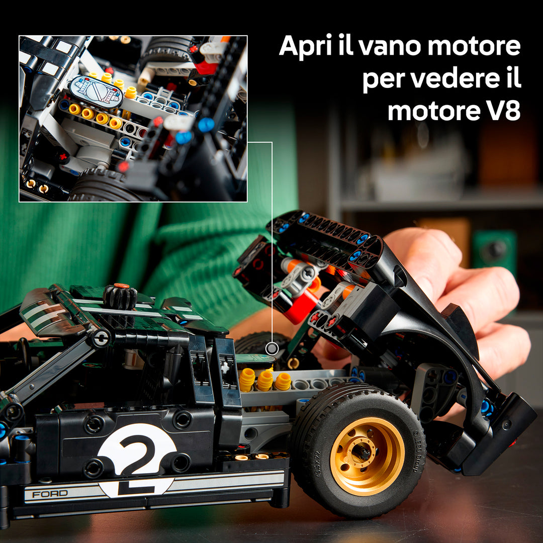 LEGO 42223 AUTO DA CORSA FORD GT40 MKII 1966