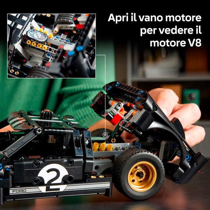 LEGO 42223 AUTO DA CORSA FORD GT40 MKII 1966